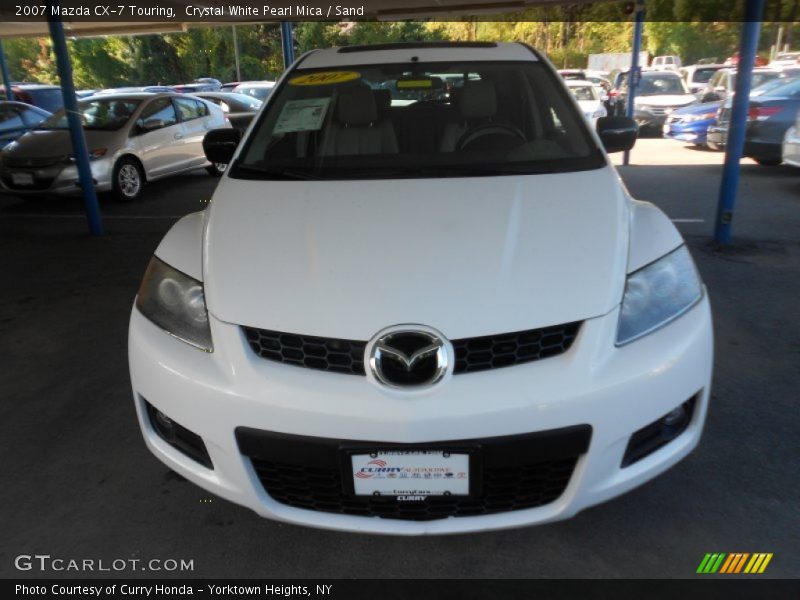 Crystal White Pearl Mica / Sand 2007 Mazda CX-7 Touring