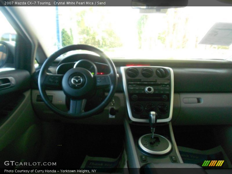 Crystal White Pearl Mica / Sand 2007 Mazda CX-7 Touring