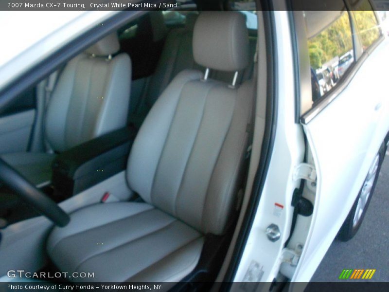 Crystal White Pearl Mica / Sand 2007 Mazda CX-7 Touring