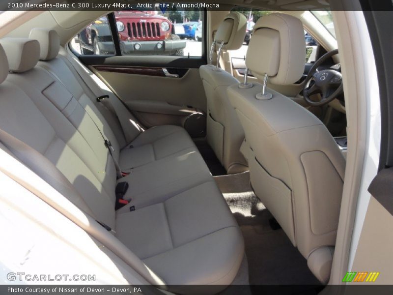 Rear Seat of 2010 C 300 Luxury 4Matic