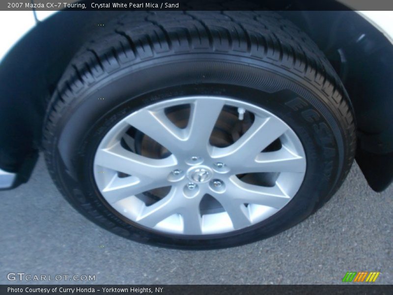Crystal White Pearl Mica / Sand 2007 Mazda CX-7 Touring
