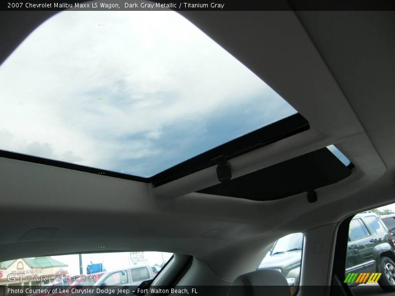 Dark Gray Metallic / Titanium Gray 2007 Chevrolet Malibu Maxx LS Wagon