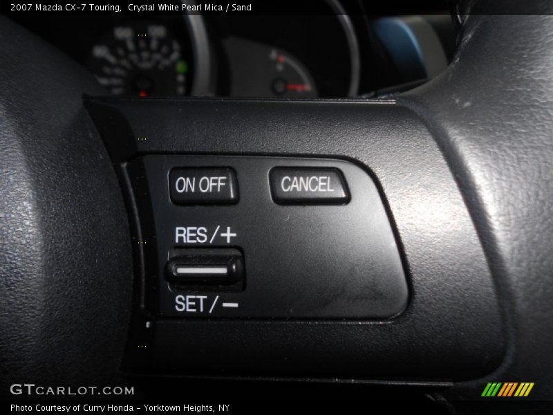 Crystal White Pearl Mica / Sand 2007 Mazda CX-7 Touring
