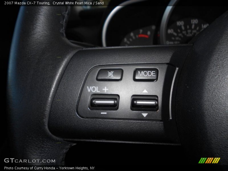 Crystal White Pearl Mica / Sand 2007 Mazda CX-7 Touring