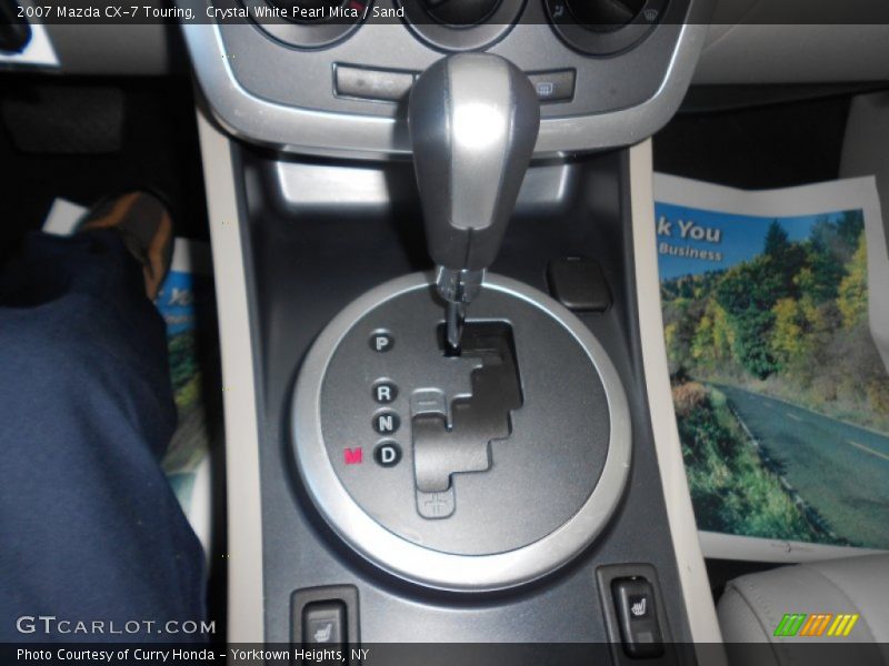 Crystal White Pearl Mica / Sand 2007 Mazda CX-7 Touring