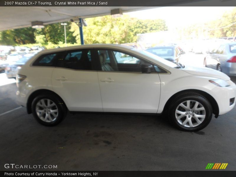 Crystal White Pearl Mica / Sand 2007 Mazda CX-7 Touring