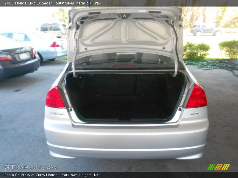 Satin Silver Metallic / Gray 2005 Honda Civic EX Sedan