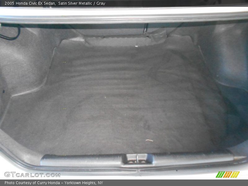 Satin Silver Metallic / Gray 2005 Honda Civic EX Sedan