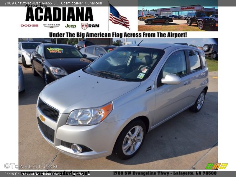 Cosmic Silver / Charcoal 2009 Chevrolet Aveo Aveo5 LT