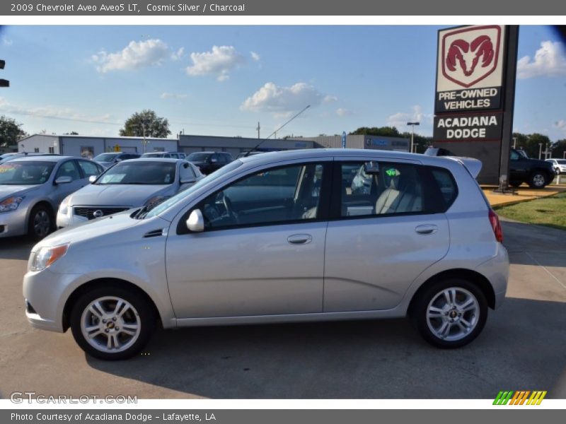 Cosmic Silver / Charcoal 2009 Chevrolet Aveo Aveo5 LT