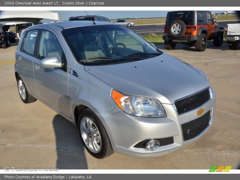 Cosmic Silver / Charcoal 2009 Chevrolet Aveo Aveo5 LT