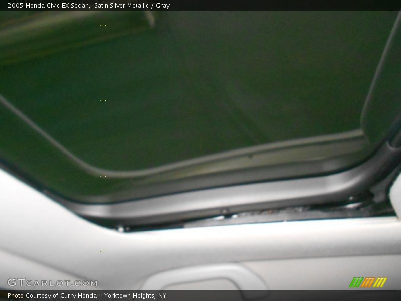 Satin Silver Metallic / Gray 2005 Honda Civic EX Sedan