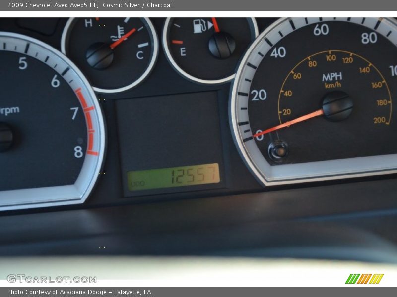 Cosmic Silver / Charcoal 2009 Chevrolet Aveo Aveo5 LT