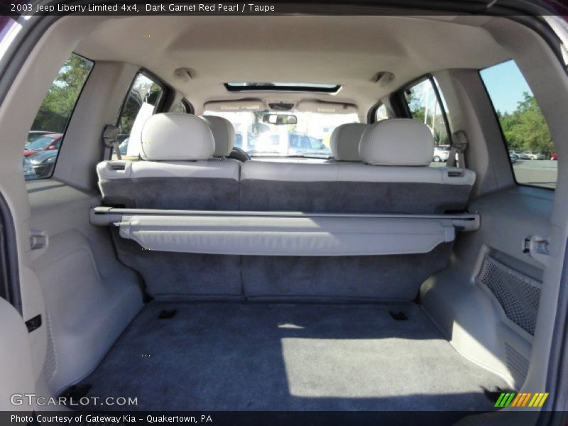 Dark Garnet Red Pearl / Taupe 2003 Jeep Liberty Limited 4x4