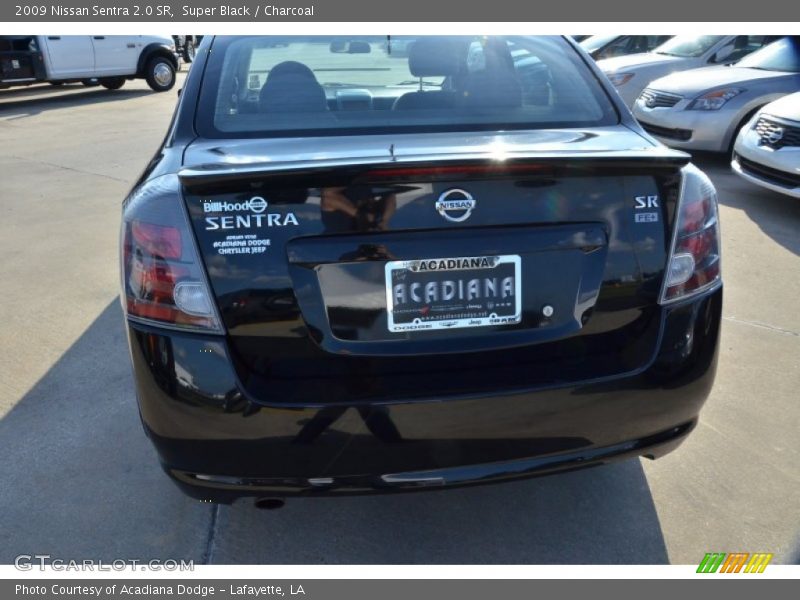 Super Black / Charcoal 2009 Nissan Sentra 2.0 SR
