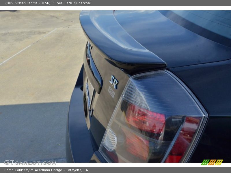 Super Black / Charcoal 2009 Nissan Sentra 2.0 SR