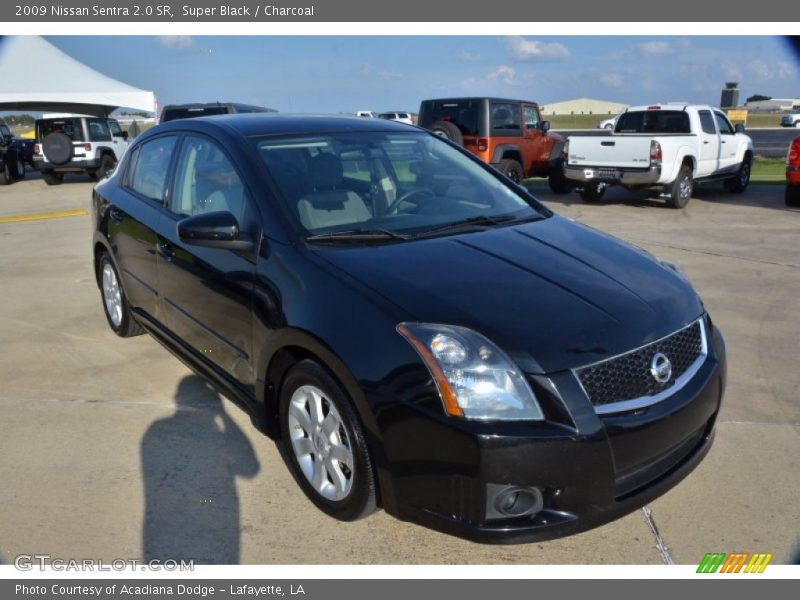 Super Black / Charcoal 2009 Nissan Sentra 2.0 SR