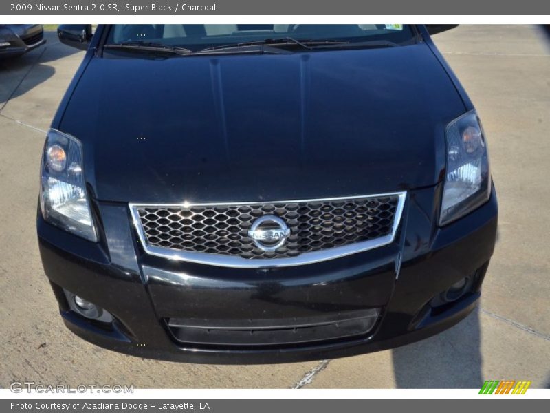 Super Black / Charcoal 2009 Nissan Sentra 2.0 SR