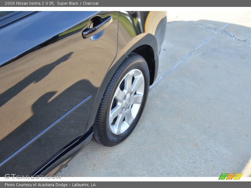 Super Black / Charcoal 2009 Nissan Sentra 2.0 SR