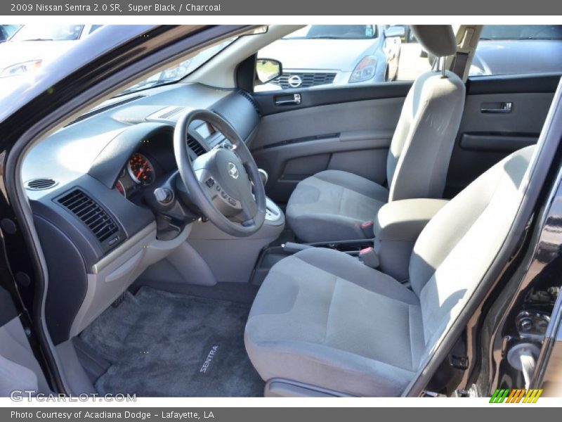 Super Black / Charcoal 2009 Nissan Sentra 2.0 SR