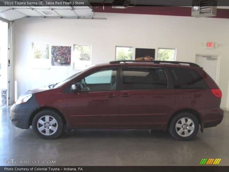Salsa Red Pearl / Stone 2010 Toyota Sienna LE