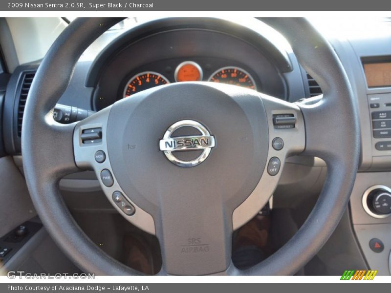Super Black / Charcoal 2009 Nissan Sentra 2.0 SR