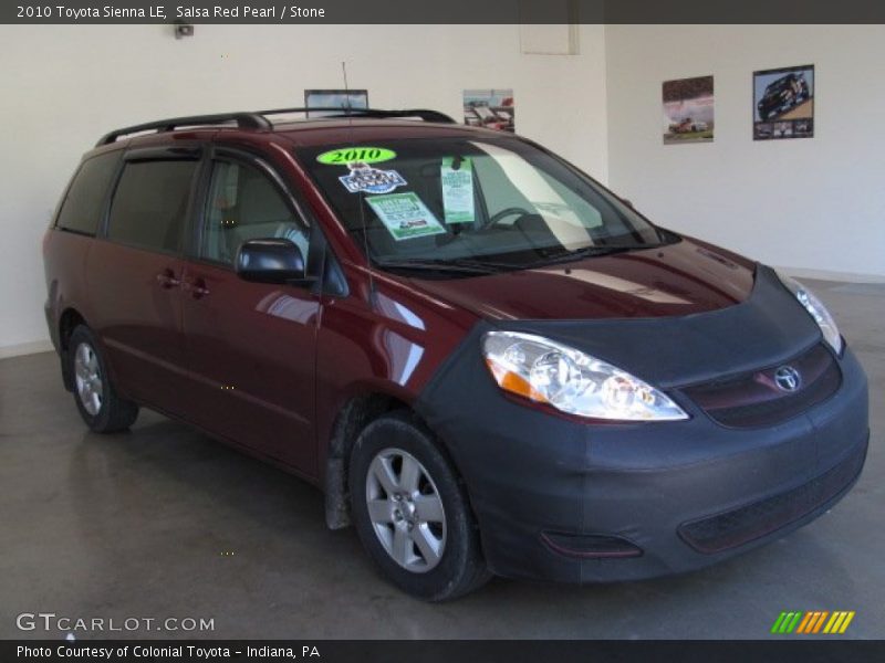 Salsa Red Pearl / Stone 2010 Toyota Sienna LE