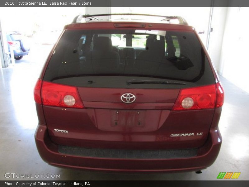 Salsa Red Pearl / Stone 2010 Toyota Sienna LE