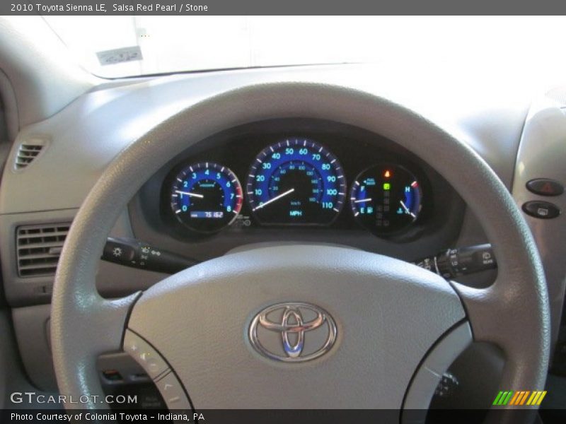 Salsa Red Pearl / Stone 2010 Toyota Sienna LE