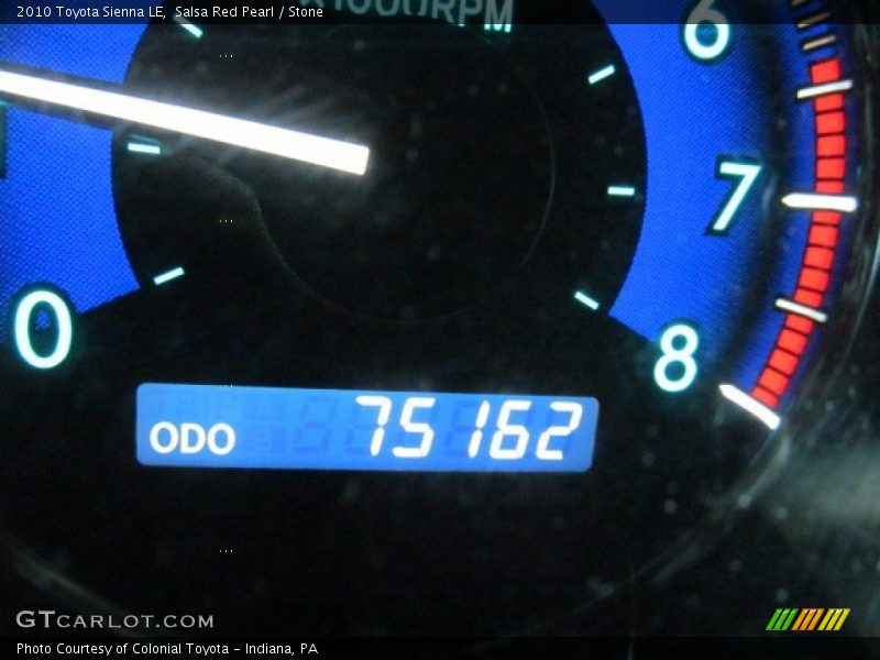 Salsa Red Pearl / Stone 2010 Toyota Sienna LE