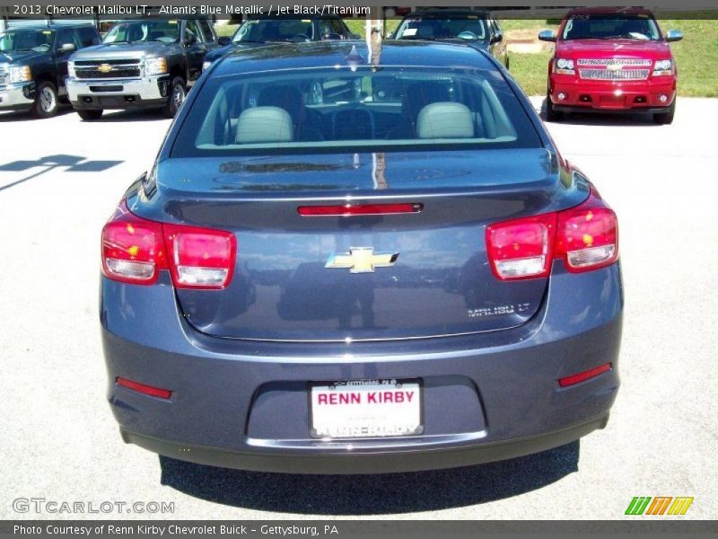 Atlantis Blue Metallic / Jet Black/Titanium 2013 Chevrolet Malibu LT