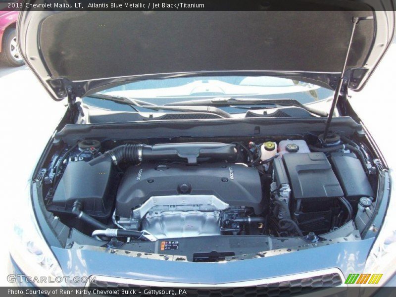 Atlantis Blue Metallic / Jet Black/Titanium 2013 Chevrolet Malibu LT