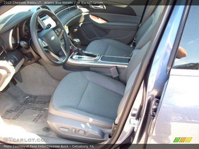 Atlantis Blue Metallic / Jet Black/Titanium 2013 Chevrolet Malibu LT