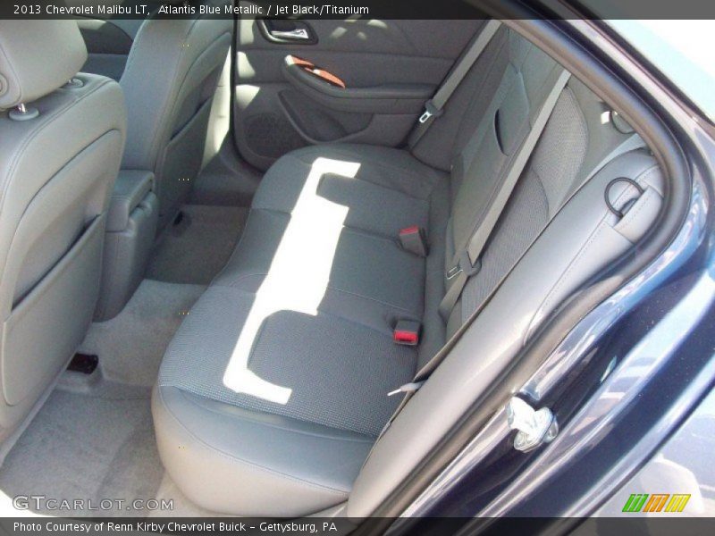 Atlantis Blue Metallic / Jet Black/Titanium 2013 Chevrolet Malibu LT