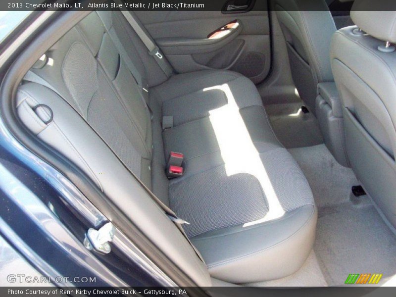 Atlantis Blue Metallic / Jet Black/Titanium 2013 Chevrolet Malibu LT