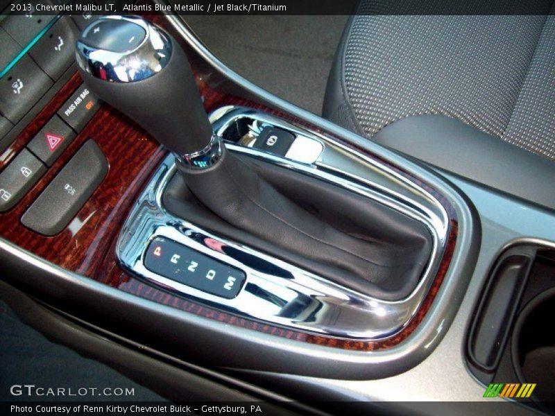 Atlantis Blue Metallic / Jet Black/Titanium 2013 Chevrolet Malibu LT