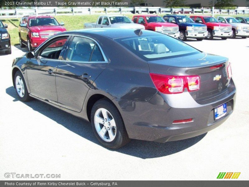 Taupe Gray Metallic / Jet Black/Titanium 2013 Chevrolet Malibu LT