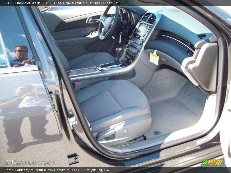 Taupe Gray Metallic / Jet Black/Titanium 2013 Chevrolet Malibu LT