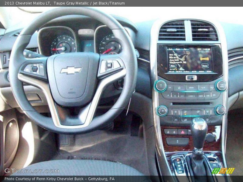 Taupe Gray Metallic / Jet Black/Titanium 2013 Chevrolet Malibu LT
