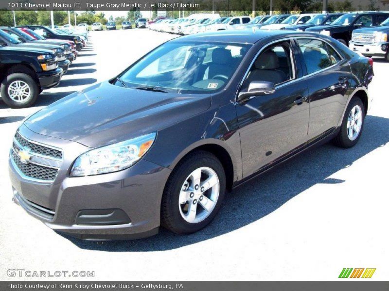 Taupe Gray Metallic / Jet Black/Titanium 2013 Chevrolet Malibu LT