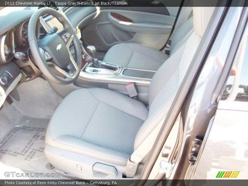 Taupe Gray Metallic / Jet Black/Titanium 2013 Chevrolet Malibu LT