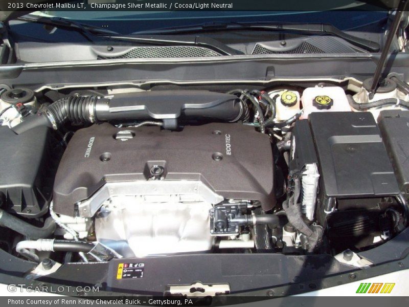 Champagne Silver Metallic / Cocoa/Light Neutral 2013 Chevrolet Malibu LT