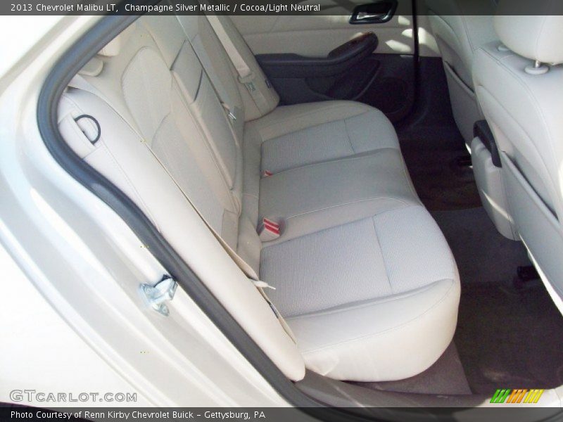 Champagne Silver Metallic / Cocoa/Light Neutral 2013 Chevrolet Malibu LT