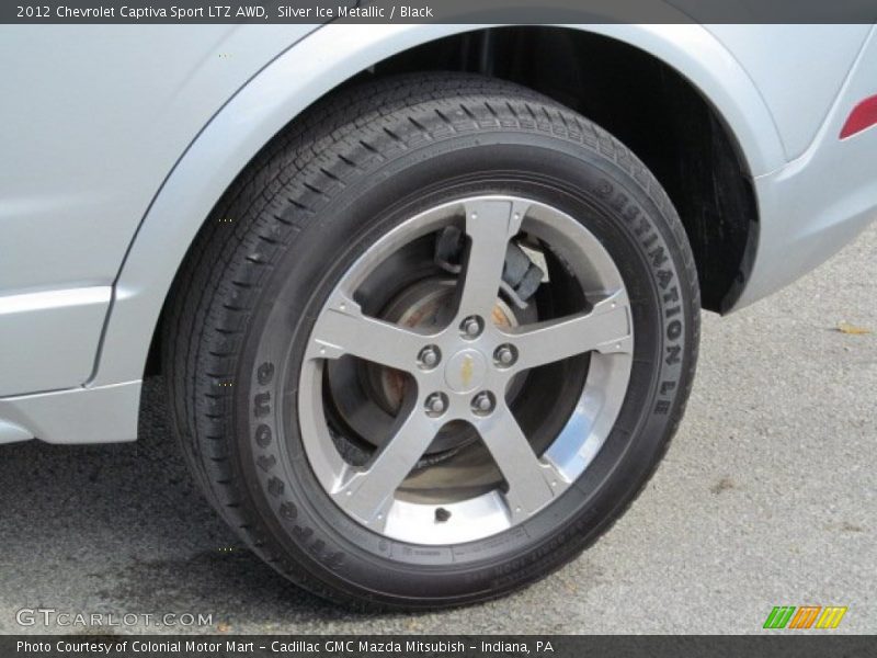 Silver Ice Metallic / Black 2012 Chevrolet Captiva Sport LTZ AWD