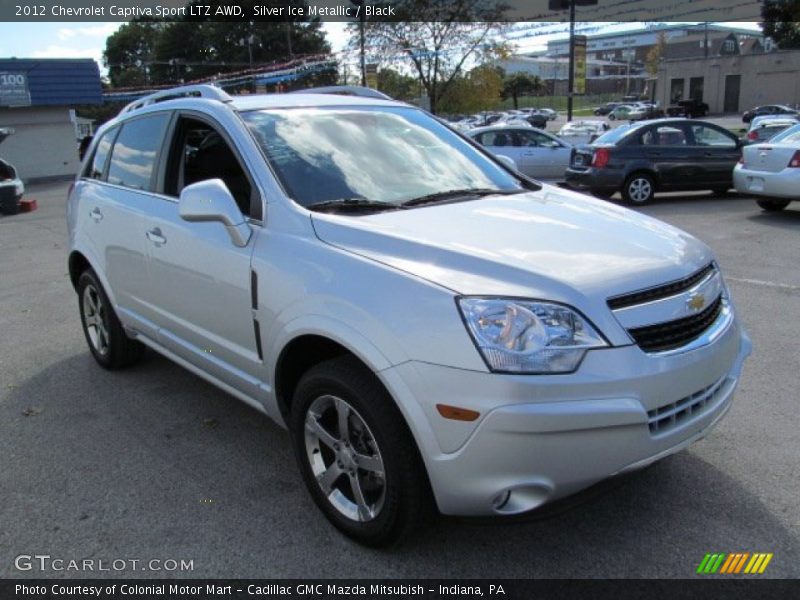 Silver Ice Metallic / Black 2012 Chevrolet Captiva Sport LTZ AWD