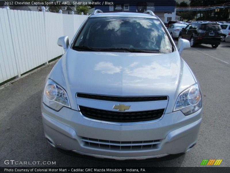 Silver Ice Metallic / Black 2012 Chevrolet Captiva Sport LTZ AWD