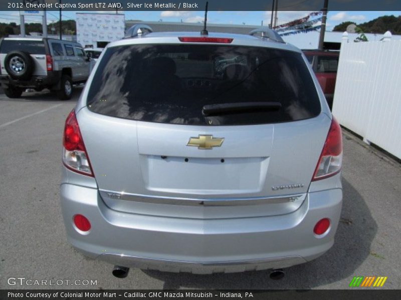 Silver Ice Metallic / Black 2012 Chevrolet Captiva Sport LTZ AWD
