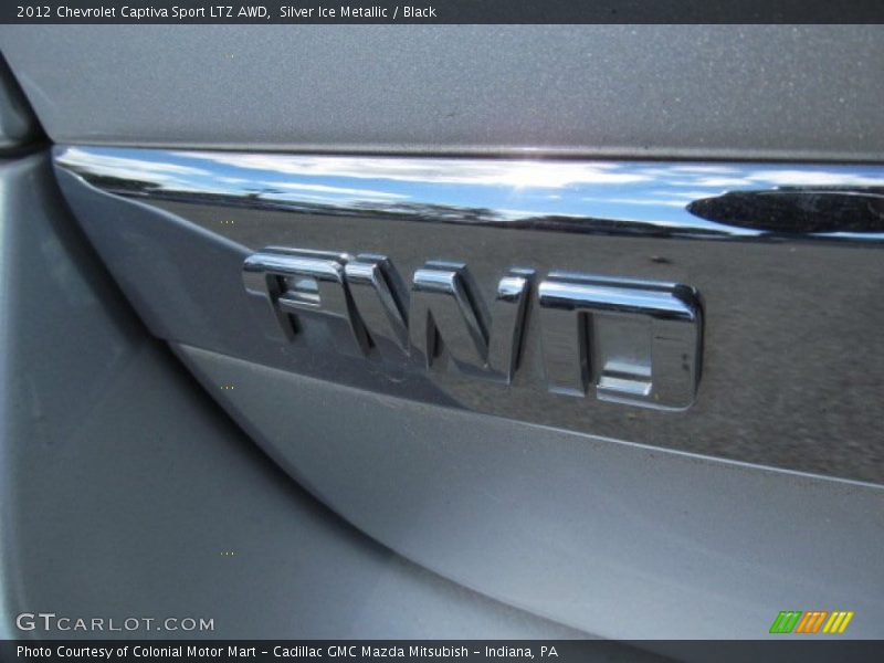 Silver Ice Metallic / Black 2012 Chevrolet Captiva Sport LTZ AWD