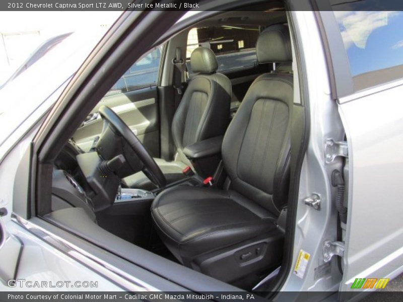 Silver Ice Metallic / Black 2012 Chevrolet Captiva Sport LTZ AWD