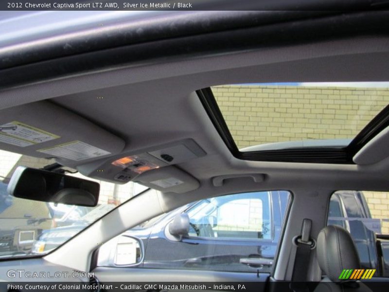 Silver Ice Metallic / Black 2012 Chevrolet Captiva Sport LTZ AWD